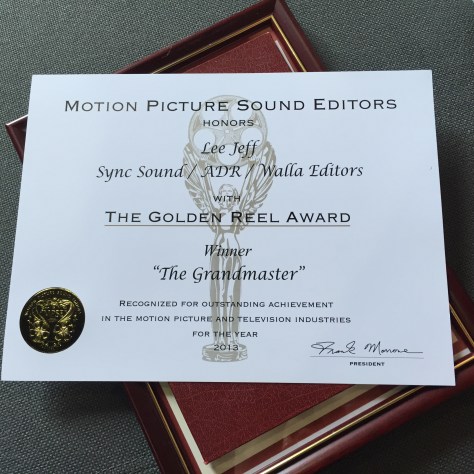 The Grandmaster -MPSE best sound editing