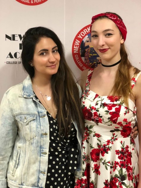 Lopes with Ester Vasquez